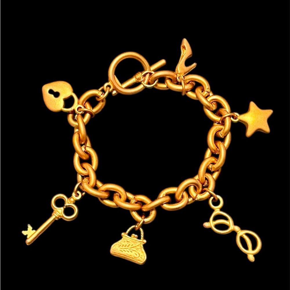 Victoria's Secret Gold Charm Bracelet